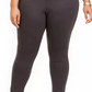 Style & Co Women's Plus Size Wide-Waistband Ponte-Knit Leggings Dark Gray Size Small Petite