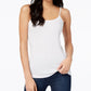Maison Jules Women's Adjustable Camisole White Size Medium