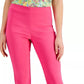 Charter Club Women's Chelsea Tummy Control Skinny-Leg Ankle Pants Dark Pink Size 4