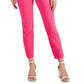 Charter Club Women's Chelsea Tummy Control Skinny-Leg Ankle Pants Dark Pink Size 4