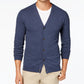 Club Room Men's Knit V-Neck Cardigan Blue Size Medium