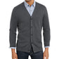 Club Room Men's Knit V Neck Cardigan Grey Size Small