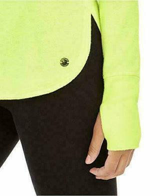 Ideology Women's Heathered Long Sleeve Top Gold Size 2 Extra Large