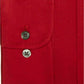 Club Room Men's Classic/Regular Fit Stretch Wrinkle-Resistant Solid Pinpoint Dress Shirt Red Size 18.5X34-35