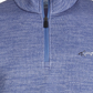 Greg Norman Men's Rapiwarm Quarter Zip Herringbone Sweater Gray Size Extra Large