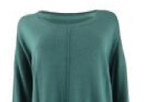 Style & Co Women's Tie-Front Sweater Green Size Medium