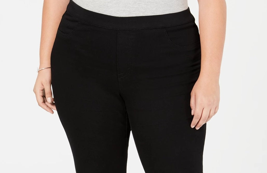 Style & Co Women's Plus Size Jeggings Black Size 20W