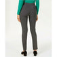 Charter Club Women's Tummy Control Pull On Skinny Pants Greystone Heather Size 10