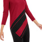 Alfani Women's Petite Striped Asymmetrical Tunic Black Size Petite