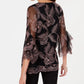 Alfani Women's Embroidered Flounce-Sleeve Top Dark Pink Size Petite Medium