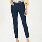 Charter Club Women's Newport Tummy-Control Slim-Fit Pants Blue Size 14