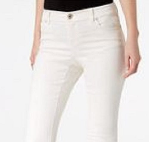 Style & Co Women's Ricky Knit Slim Jeans White Size 12