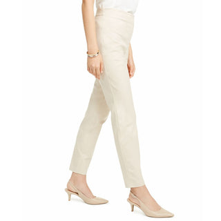 Alfani Women's High-Waist Skinny Pants Beige Size 4