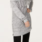 INC International Concepts Women's Foldover Off-The-Shoulder Sweater Gray Size Medium