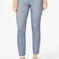 Charter Club Women's Pull-On Skinny Pants Lt/Pasblue Size 16