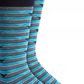 Alfani Men's Triangle Stripe Socks Navy Size Regular