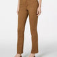 Charter Club Women's Lexington Straight-Leg Jeans Medium Brown Size 4 Small