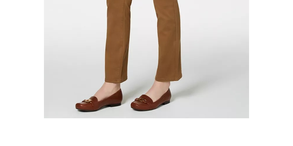 Charter Club Women's Lexington Straight-Leg Jeans Medium Brown Size 4 Small