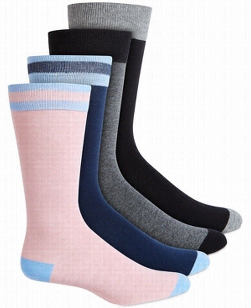 Bar III Men's 4-Pk. Socks Navy Grey Size Regular