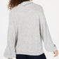 INC International Concepts Women's Cowlneck Knit Top Gray Size Small