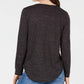 Style & Co Women's Graphic T-Shirt Black Size Small