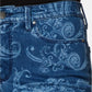 Charter Club Women's Paisley Print Straight Leg Jeans Blue Size 6