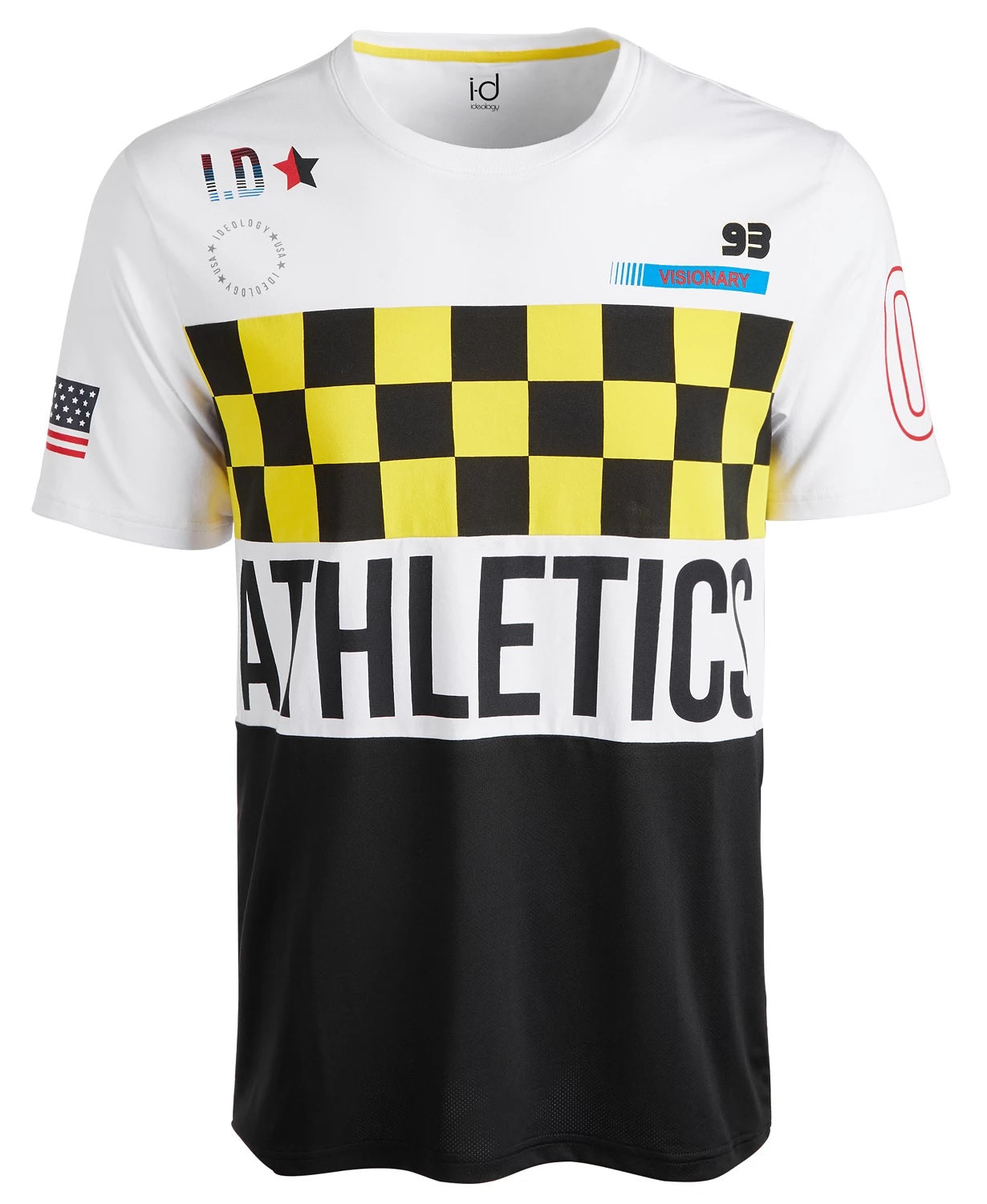 ID Ideology Men's Graphic T-Shirt White Size XX-Large