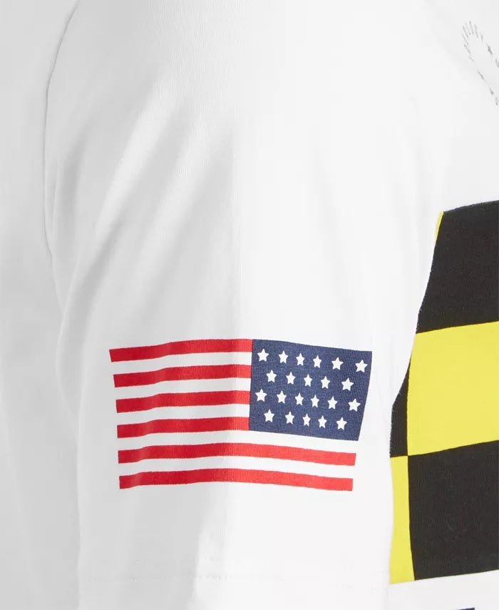 ID Ideology Men's Graphic T-Shirt White Size XX-Large