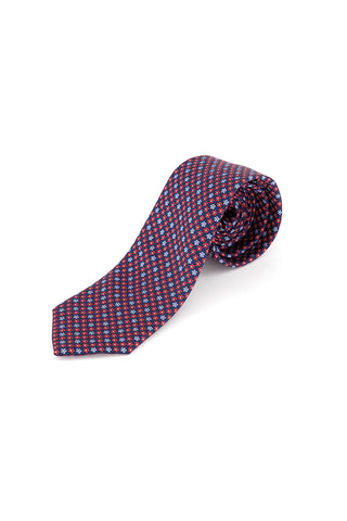 Club Room Men's Daisy Neat Tie Red Size Regular