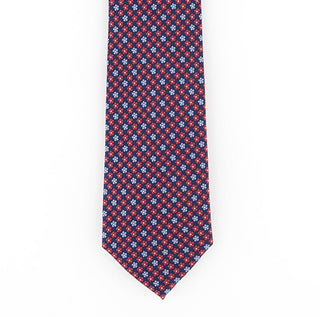 Club Room Men's Daisy Neat Tie Red Size Regular