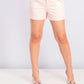 Maison Jules Women's Flat Front Chino Shorts White Size 10