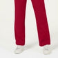 Karen Scott Women's Petite Classic Fleece Elastic Waist Pants Red Size Medium