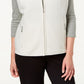 Karen Scott Women's Petite Fleece Zip-Front Vest White Size Petite