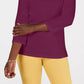Karen Scott Women's Eyelet-Trim Top Dark Pink Size Medium