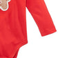 First Impressions Baby Boy's Gingerbread Bodysuit Red Size New Born