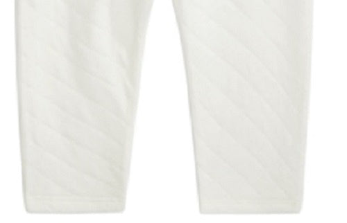 First Impressions Baby Girl's Quilted Pants White Size New Born