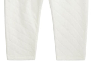 First Impressions Baby Girl's Quilted Pants White Size New Born