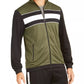 ID Ideology Men's Colorblocked TRack Jacket Green Size Large