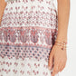 Style & Co Women's Tiered Mixed-Print Midi Skirt Red Size X-Large