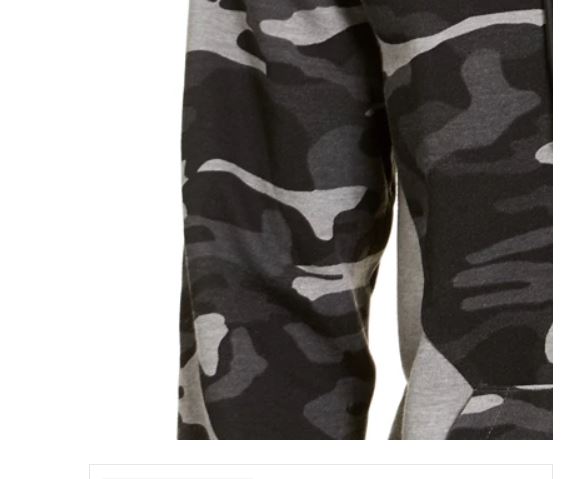 ID Ideology Men's Colorblocked Camo Jacket Black Size XXX-Large