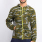 Ideology Men's Colorblocked Camo Jacket Dark Green Size XX-Large