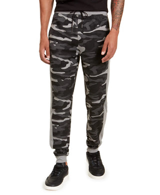 Ideology Men's Colorblocked Camo Joggers Black Size Small