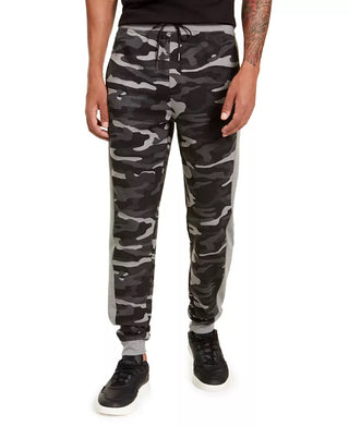 Ideology Men's Colorblocked Camo Joggers Black Size XXX Large