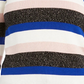 Charter Club Women's Striped Crewneck Sweater Black Size Large