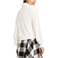 Bar III Women's Cozy Turtleneck Top White Size Large