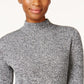 Karen Scott Women's Cotton Mock-Neck Sweater Natural Size Extra Large