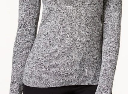 Karen Scott Women's Cotton Mock-Neck Sweater Natural Size Extra Large