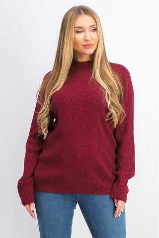 Karen Scott Women's Ribbed-Knit Cotton Turtleneck Bright Red Size Petite Medium