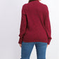 Karen Scott Women's Ribbed-Knit Cotton Turtleneck Bright Red Size Petite Medium