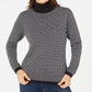 Karen Scott Woemn's Cotton Turtleneck Sweater  Black Size Large